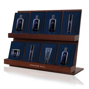 Display of sample sachets