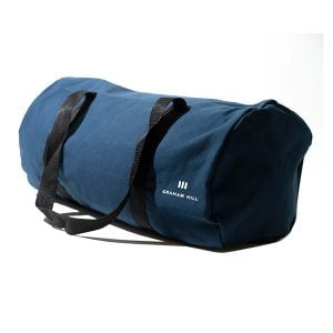 GRAHAM HILL Weekender soft durable holdall in blue