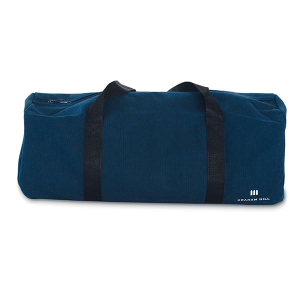GRAHAM HILL Weekender soft durable holdall in blue