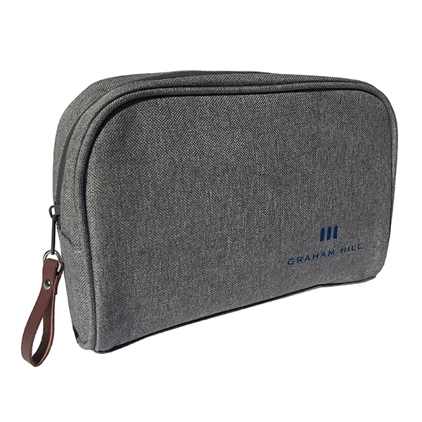 GRAHAM HILL Wash Bag in canvas